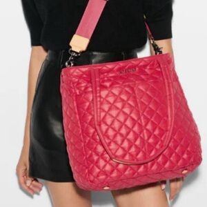 MZ Wallace EUC Small Metro Quatro Crossbody Tote/Shoulder Bag In Punch